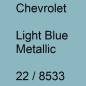 Preview: Chevrolet, Light Blue Metallic, 22 / 8533.